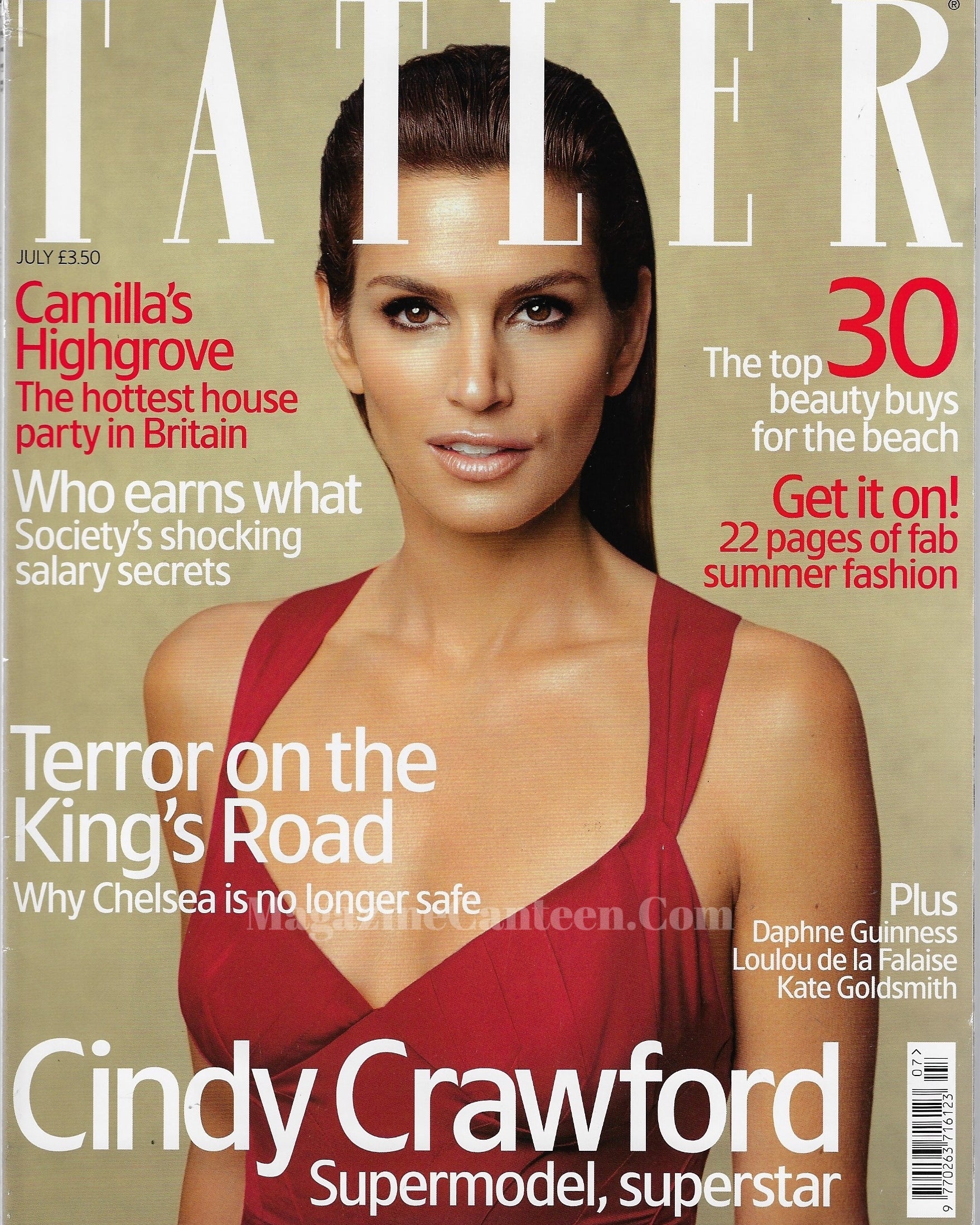 Tatler Magazine - Cindy Crawford