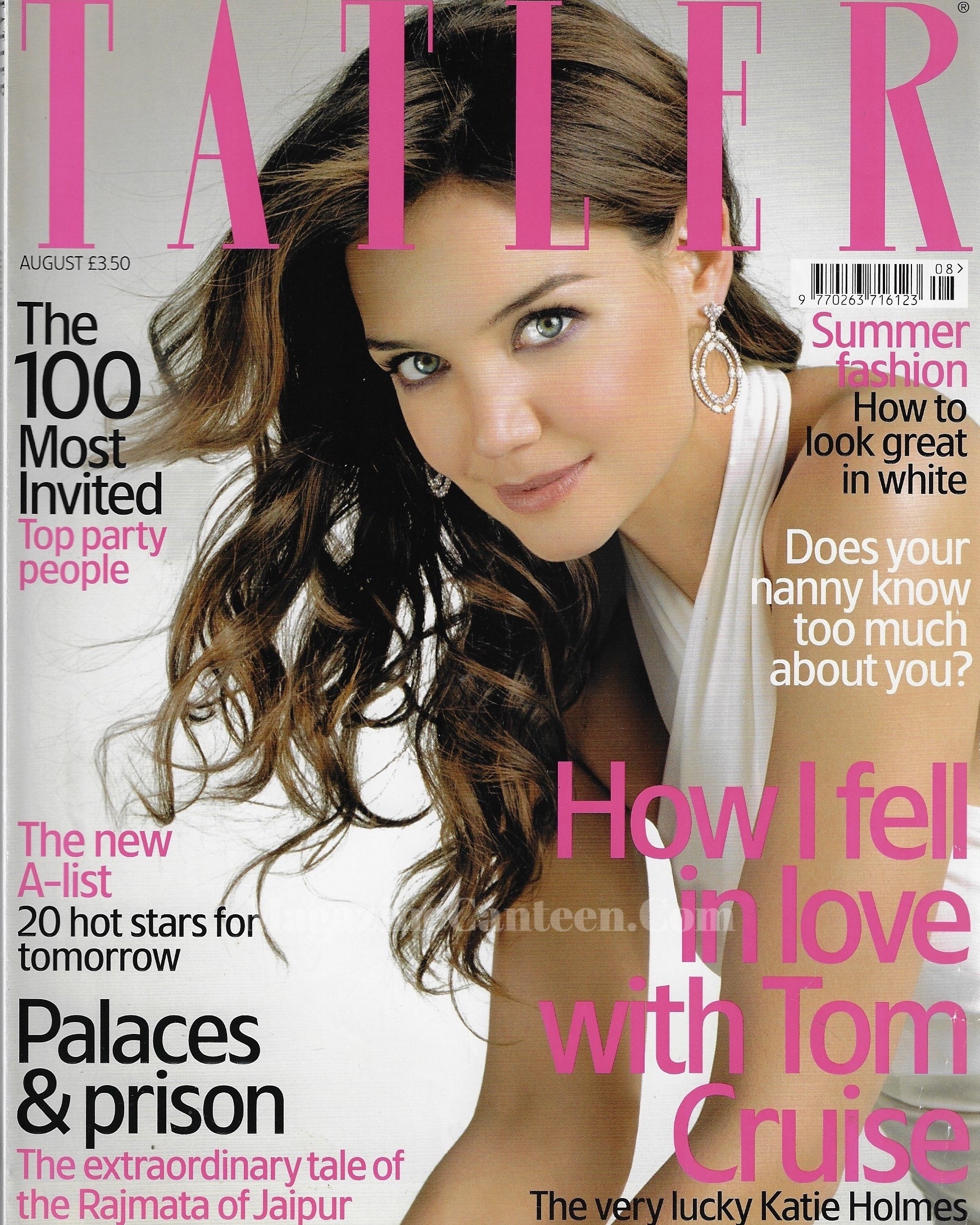 Tatler Magazine - Katie Holmes