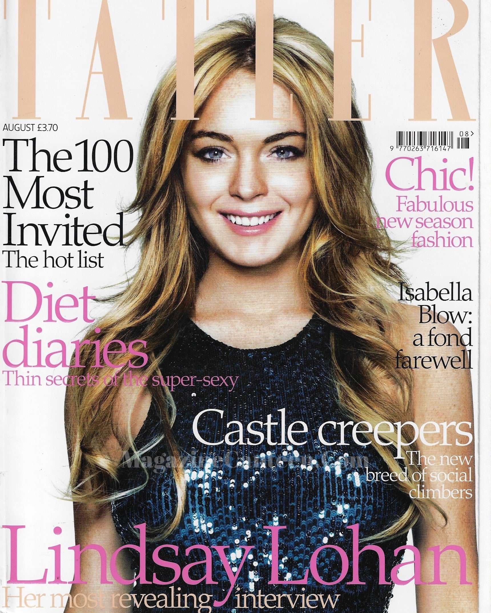 Tatler Magazine - Lindsay Lohan