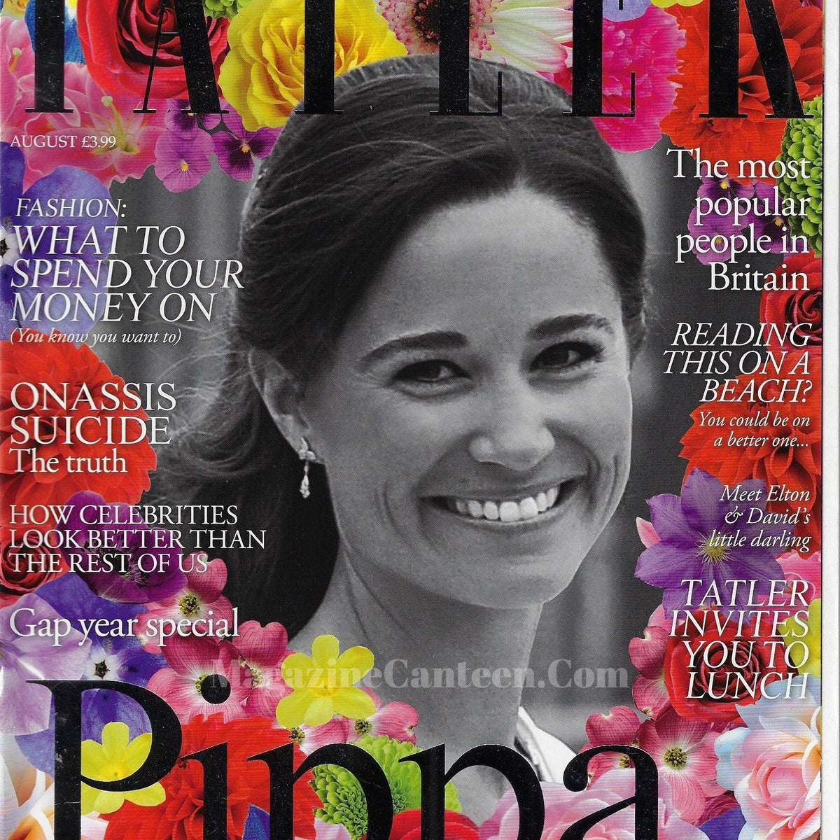 Tatler Magazine Pippa Middleton magazine canteen