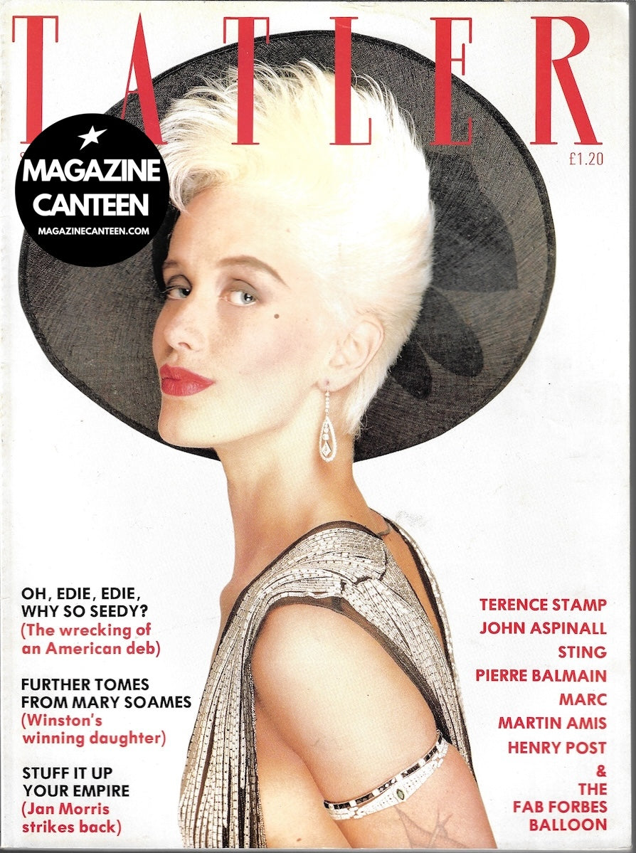 Tatler Magazine - PAULA YATES Norman Parkinson ANDY WARHOL