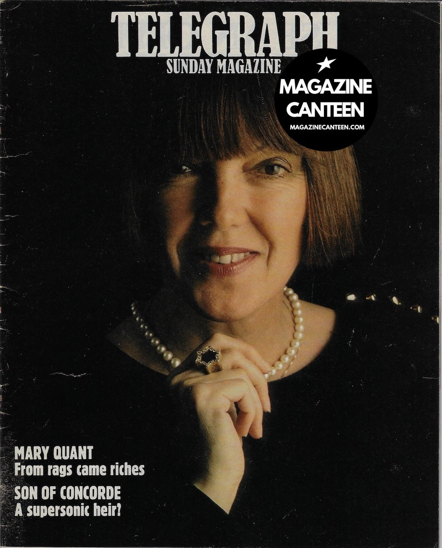 The Telegraph Magazine - Mary Quant CONCORDE Kangol 1981