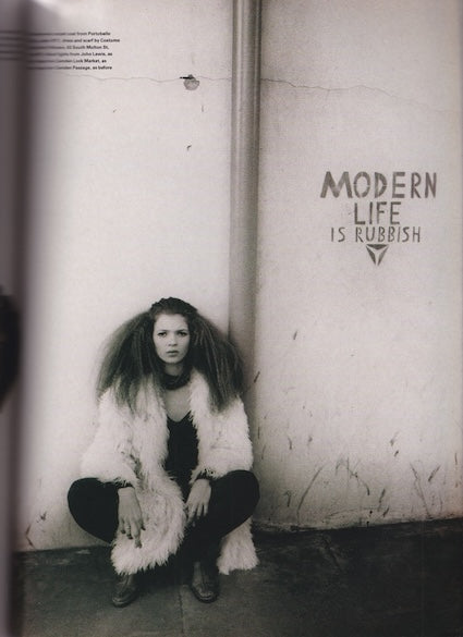 The Face Magazine 1991 - Peter Hootan KATE MOSS Corinne Day