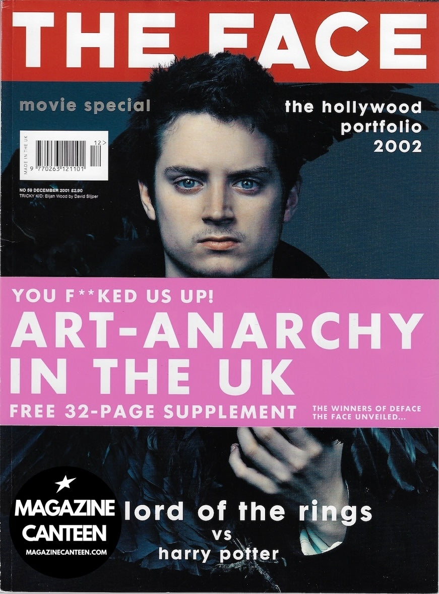 The Face Magazine 2001 - ELIJAH WOOD Lord Of The Rings