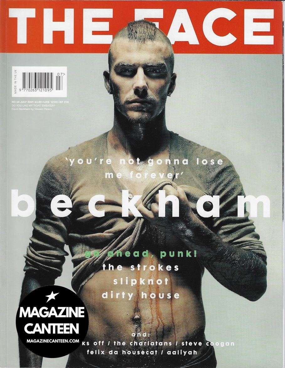 The Face Magazine 2001 - DAVID BECKHAM The Strokes TONY WARD