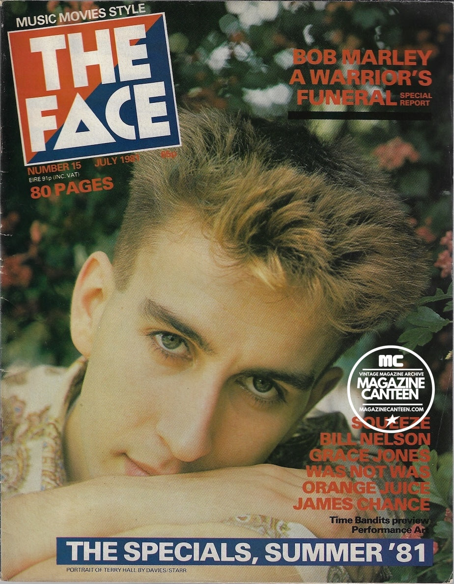 The Face Magazine 1981 - The Specials TERRY HALL Grace Jones