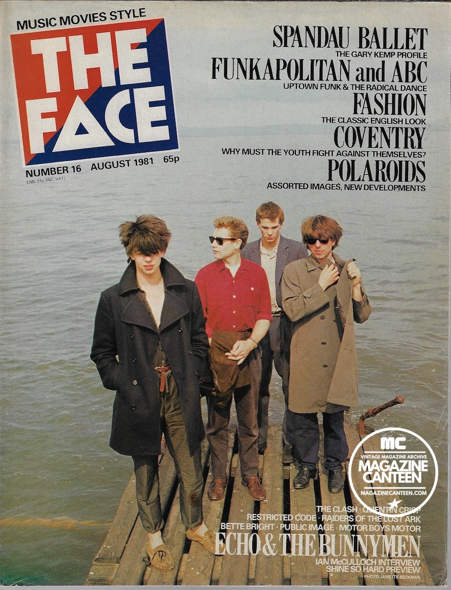 The Face Magazine 1981 - Echo & The Bunnymen Quentin Crisp