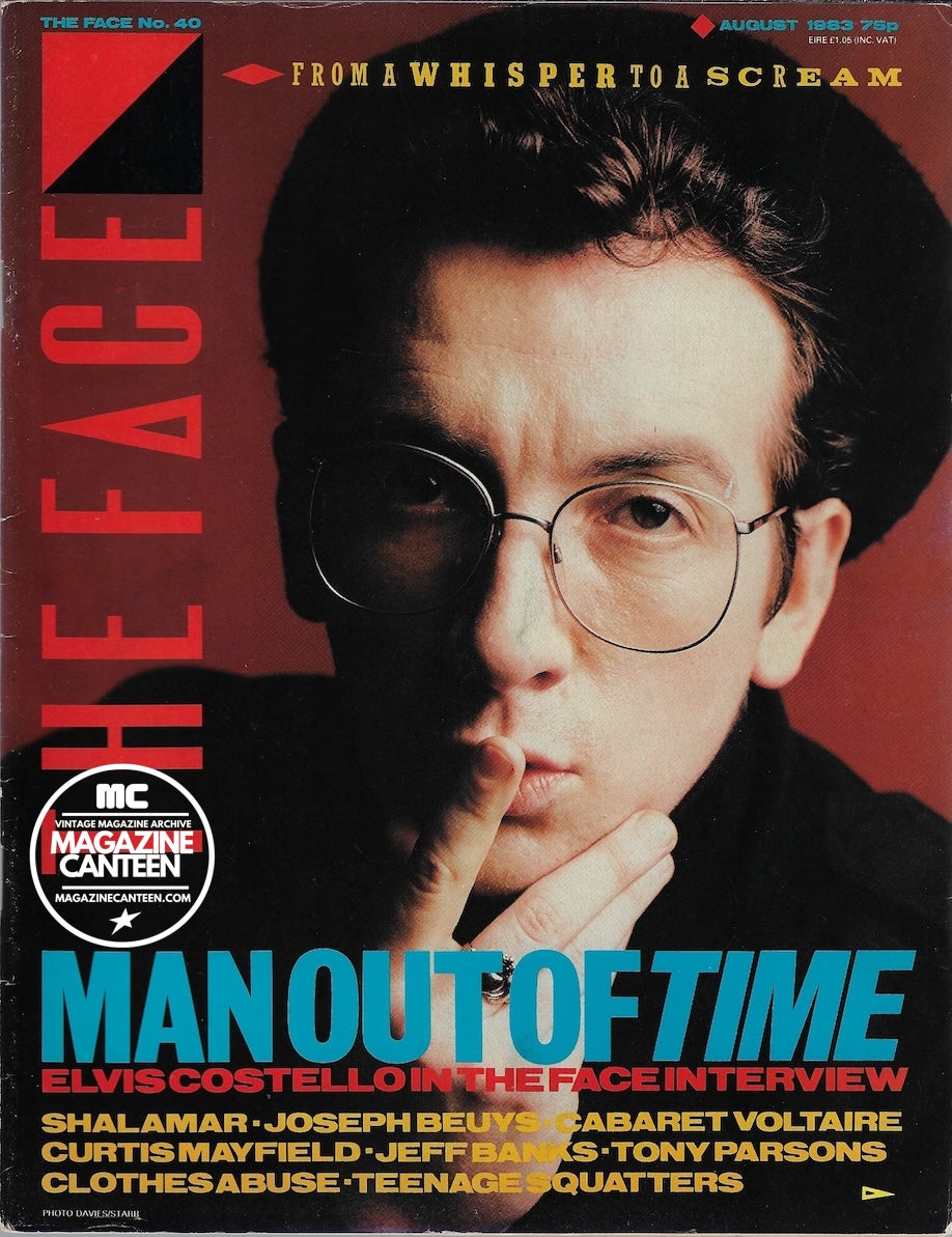 The Face Magazine 1983 - Elvis COSTELLO Jamie Morgan