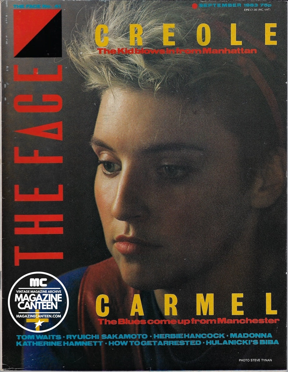 The Face Magazine 1983 - Carmel MADONNA Tom Waits