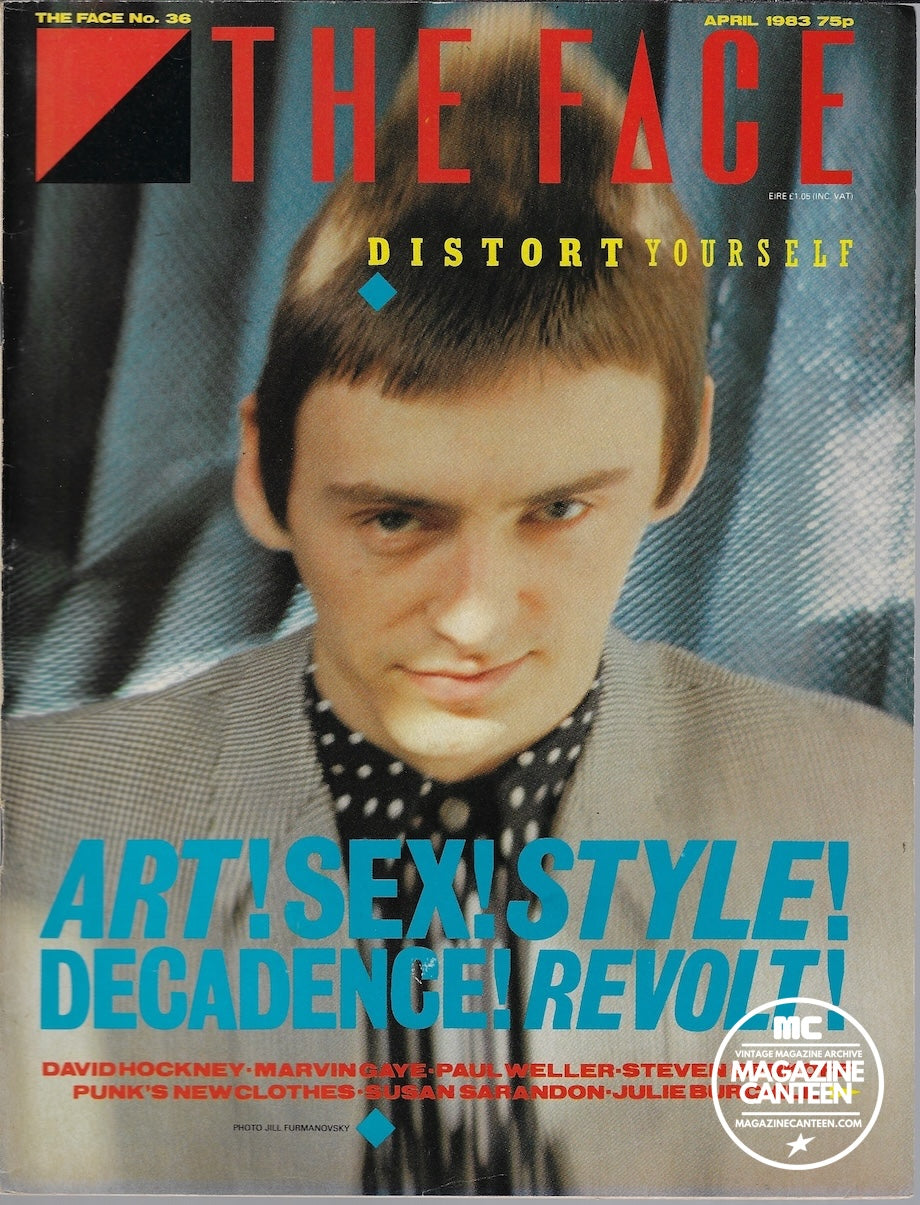 The Face Magazine 1983 - Paul Weller THE JAM David Hockney