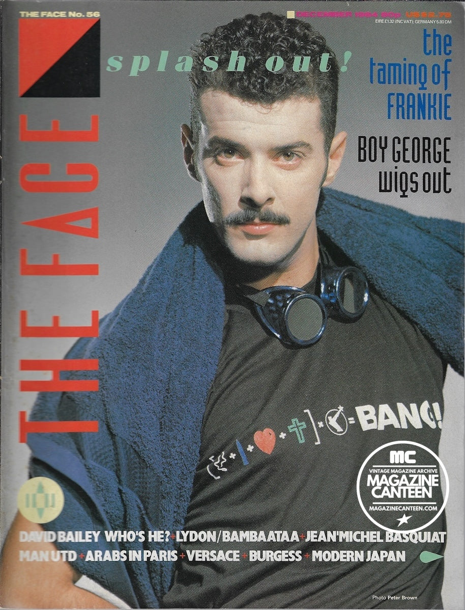 The Face Magazine 1984 - Paul Rutherford BOY GEORGE David Bailey DECEMBER