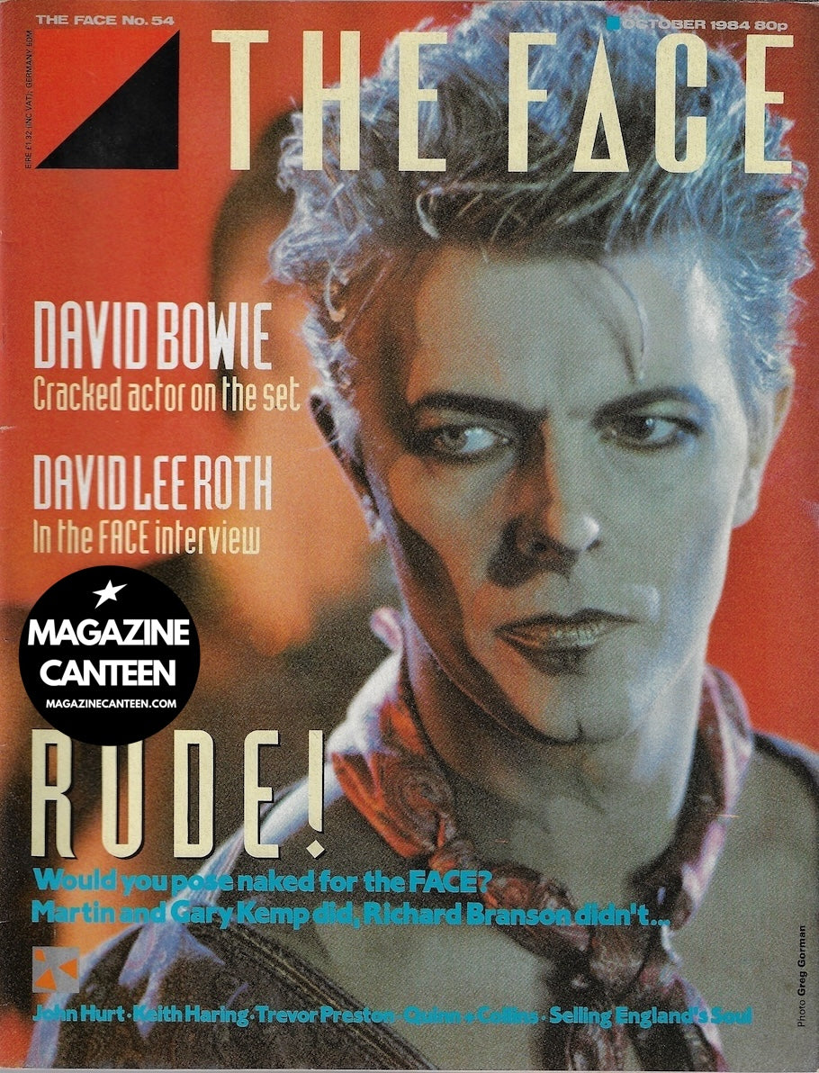 The Face Magazine 1984 - DAVID BOWIE John Hurt Michael Clark