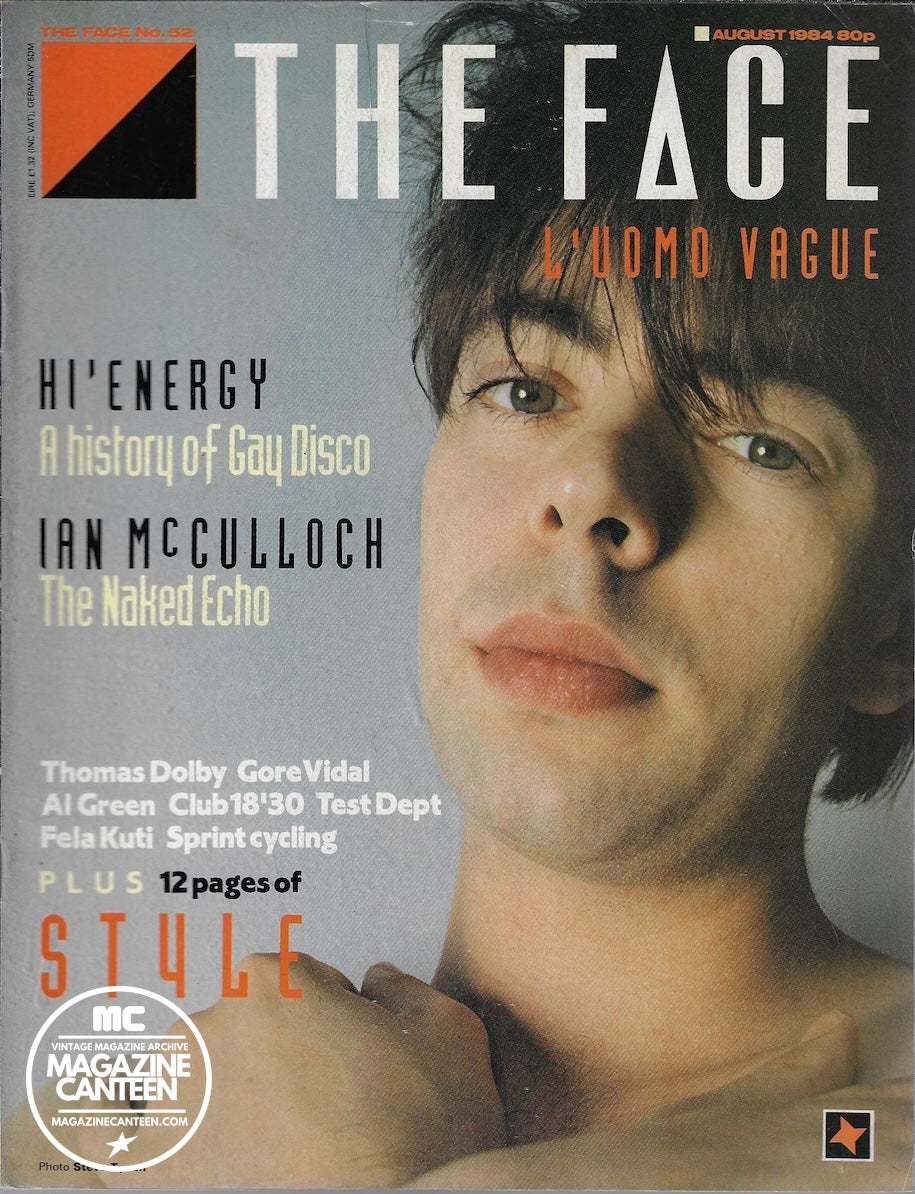 The Face Magazine 1984 - Echo & The Bunnymen Ian McCullough AUGUST