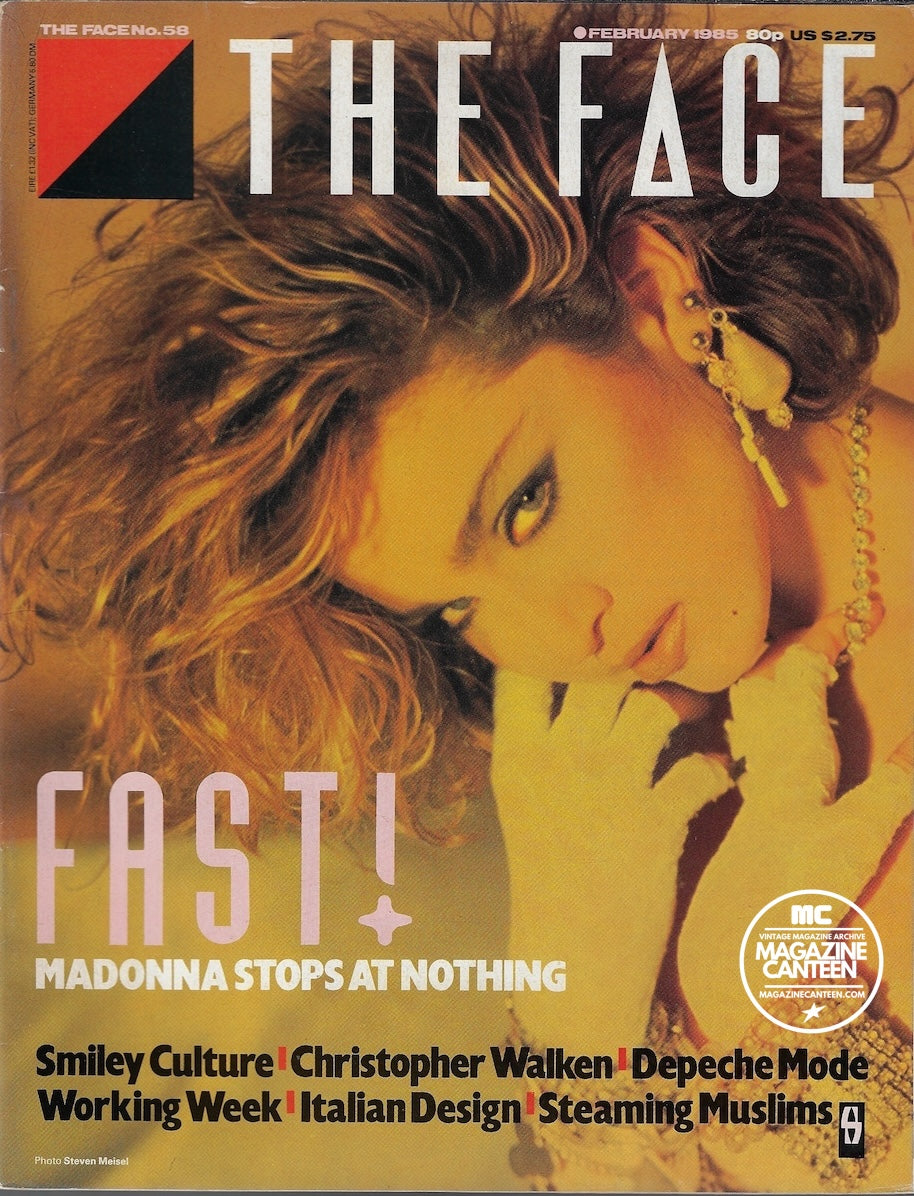 The Face Magazine 1985 - MADONNA Depeche Mode Steven Meisel