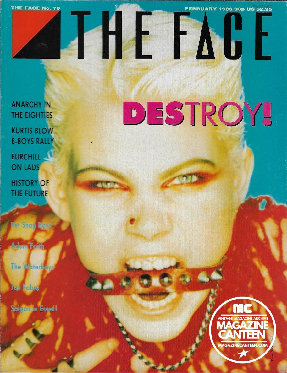 The Face Magazine 1986 - Nick Knight PET SHOP BOYS Adam Faith