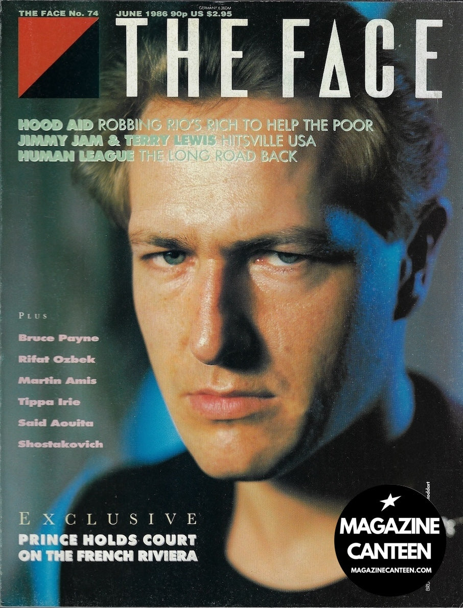 The Face Magazine 1986 - Bruce Payne MARTIN AMIS Human League