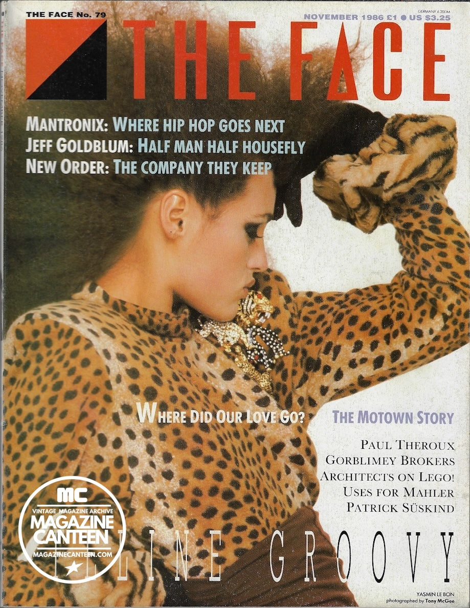 The Face Magazine 1986 - YASMIN LE BON Jeff Goldblum NEW ORDER