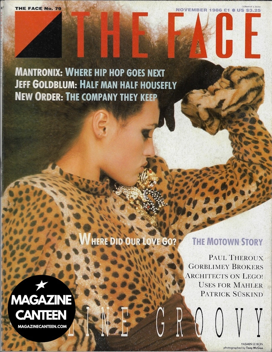 The Face Magazine 1986 - YASMIN LE BON Jeff Goldblum NEW ORDER