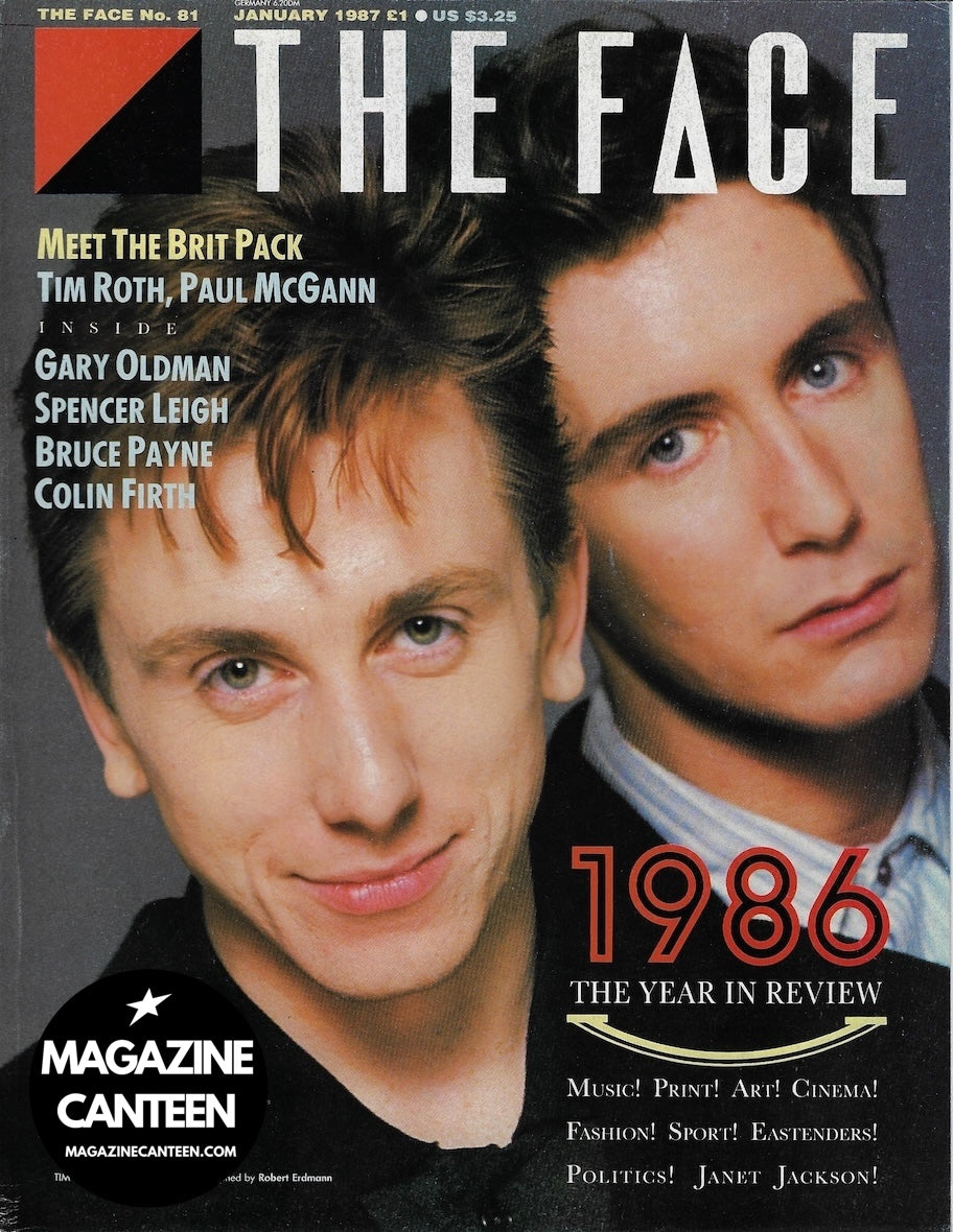 The Face Magazine 1987 - Paul McGann COLIN FIRTH Spencer Leigh TIM ROTH