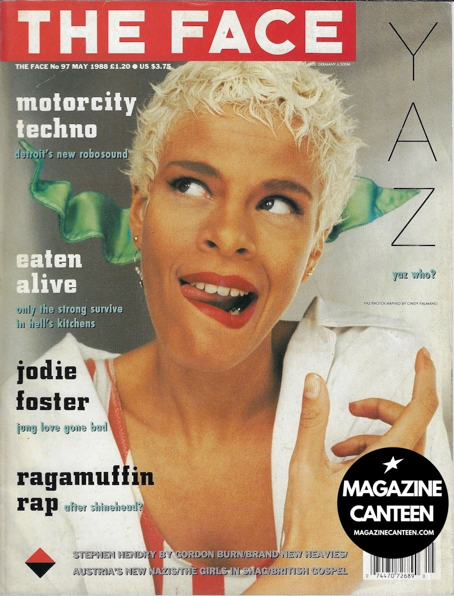 The Face Magazine 1988 - YAZZ Cindy Palmano JODIE FOSTER
