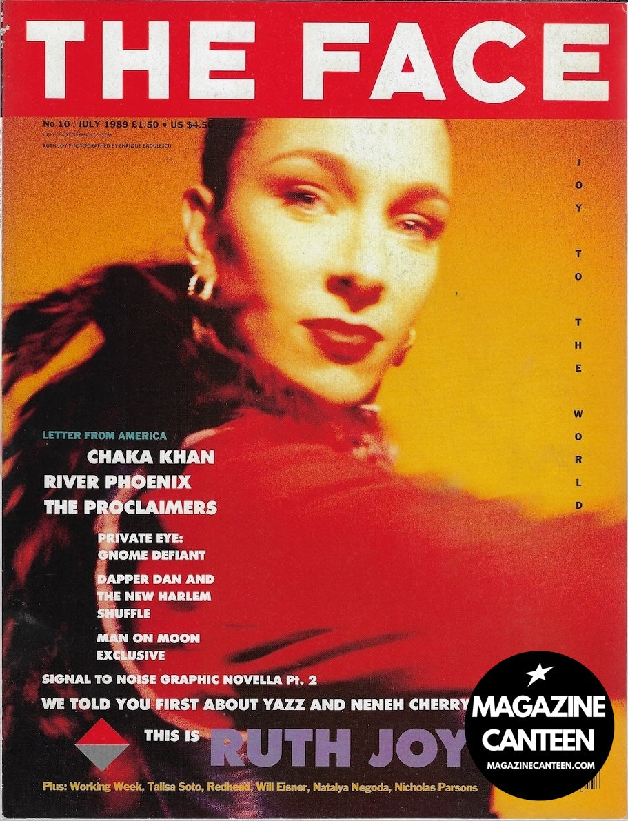 The Face Magazine 1989 - Ruth Joy RIVER PHOENIX Chaka Khan