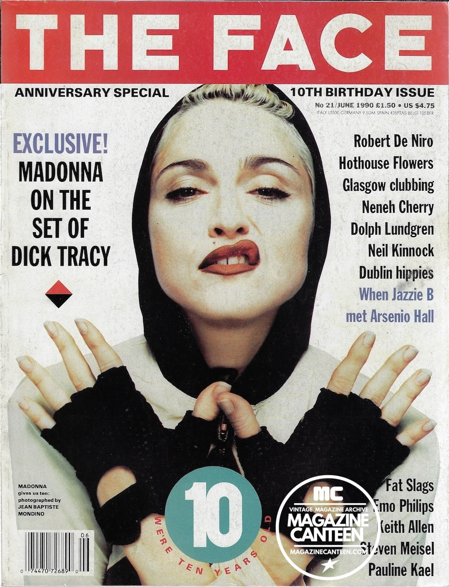 The Face Magazine 1990 - MADONNA Jean Baptiste Mondino KEITH ALLEN