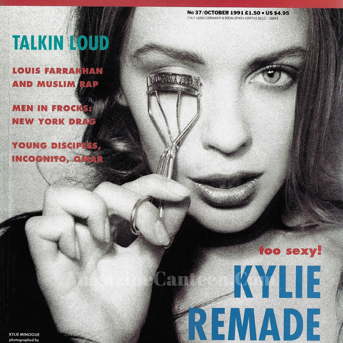 The Face Magazine 1991 Kylie Minogue Magazine Canteen