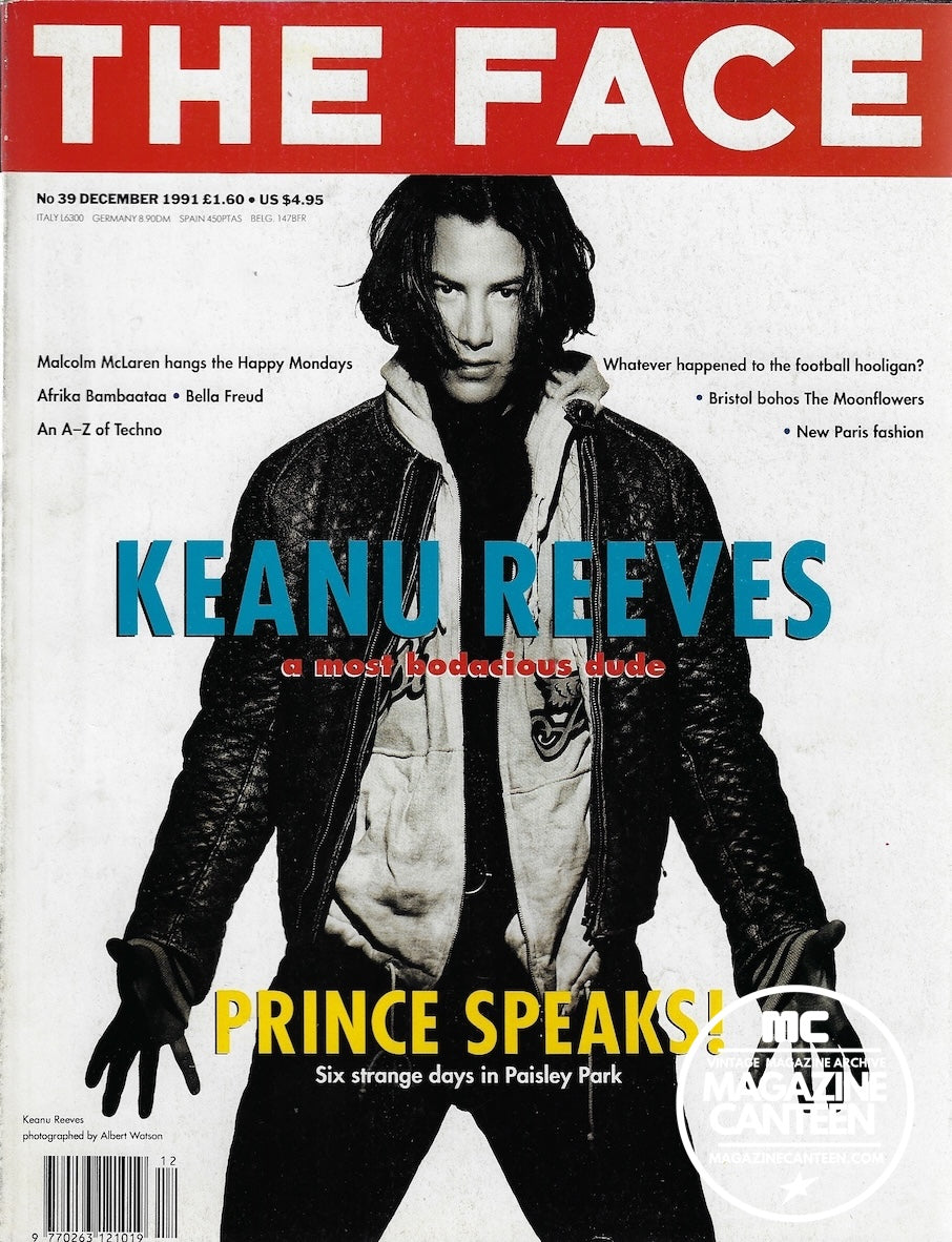 The Face Magazine 1991 - KEANU REEVES River Phoenix Prince
