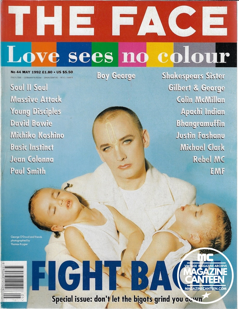The Face Magazine 1992 - Boy George Kate Moss Jazzie B