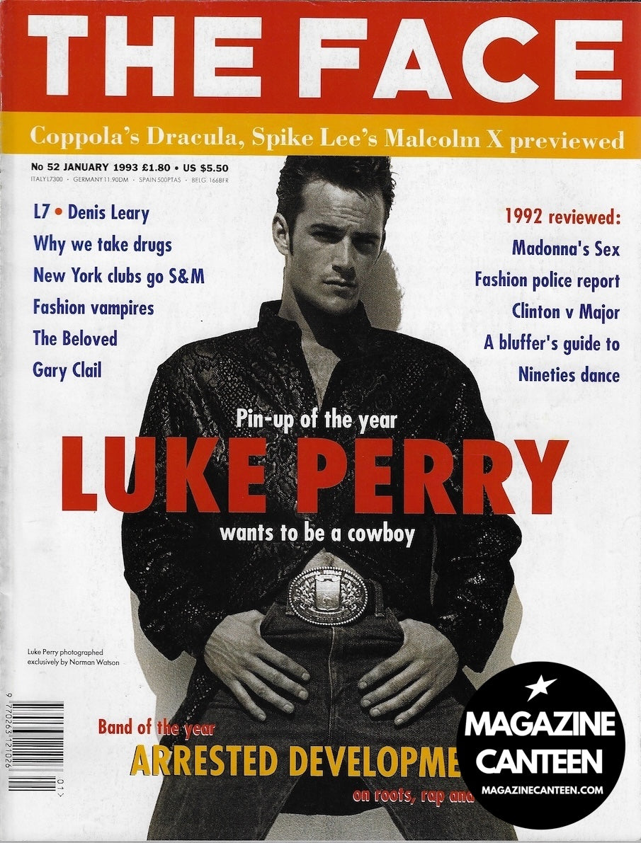 The Face Magazine 1993 - LUKE PERRY The Beloved 90210