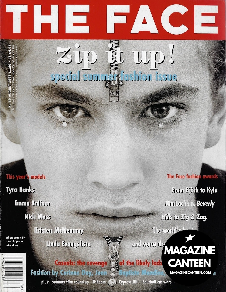 The Face Magazine 1993 - Linda Evangelista JUDY BLAME Tony Ward