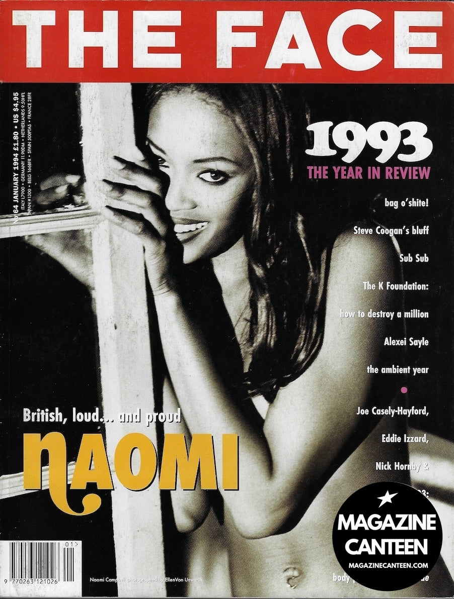 The Face Magazine 1994 - Naomi Campbell STEVE COOGAN Alexei Sayle