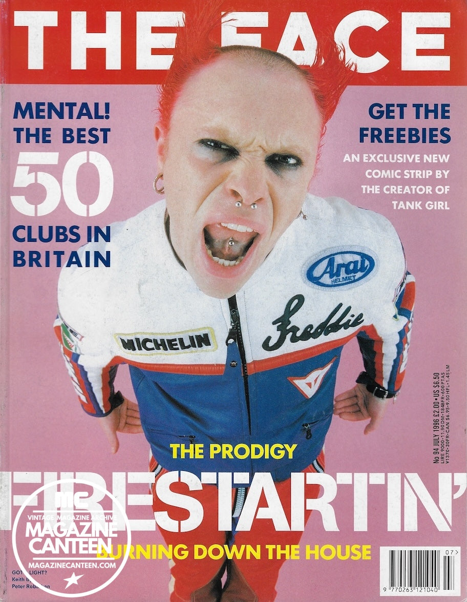The Face Magazine 1996 - THE PRODIGY Keith Flint JAMIE HELWETT