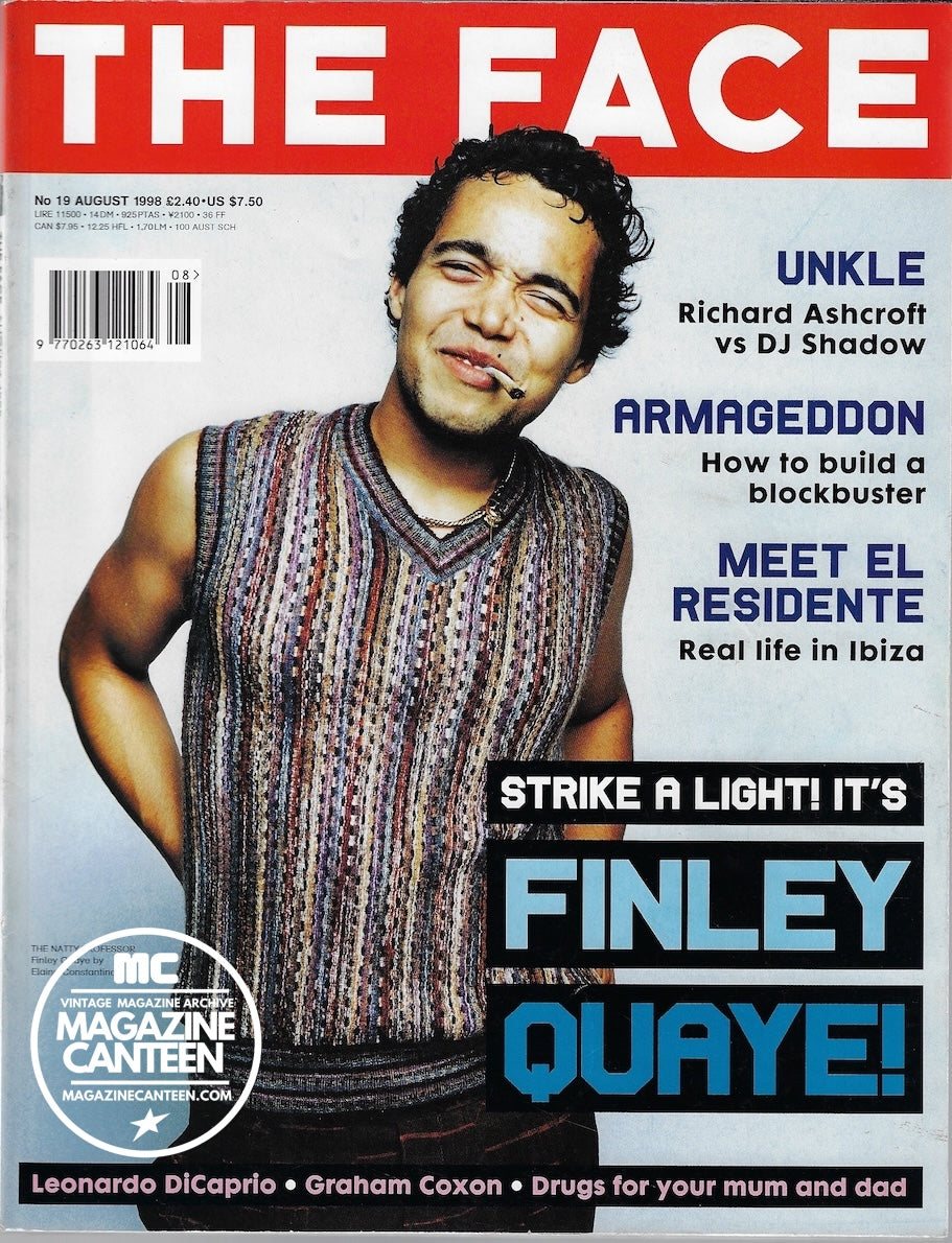 The Face Magazine 1998 - Finley Quaye BLUR James Lavelle UNKLE