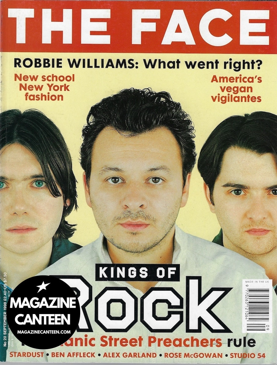 The Face Magazine 1998 - MANIC STREET PREACHERS Rose McGowan