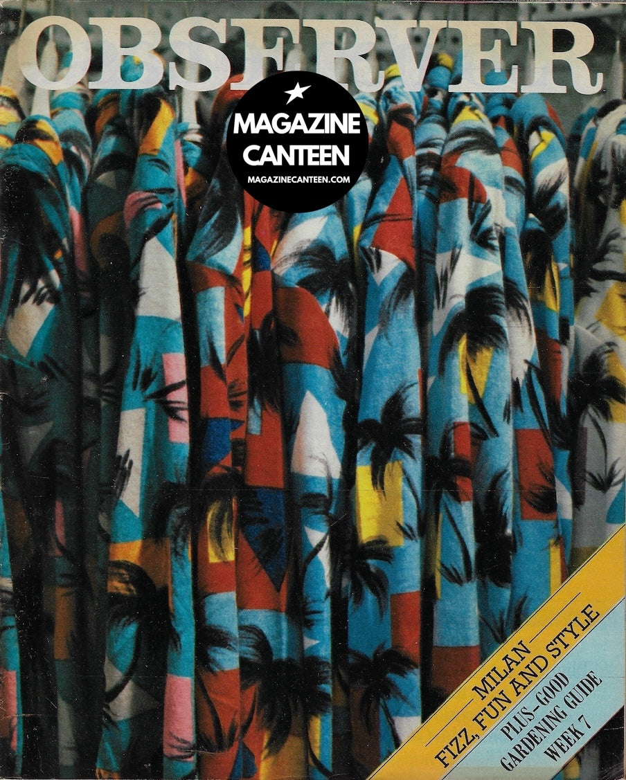 The Observer Magazine - FIORUCCI Ettore Sottsass