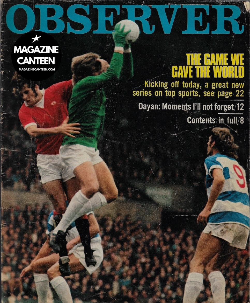 The Observer Magazine - Ray Green George Best Manchester United