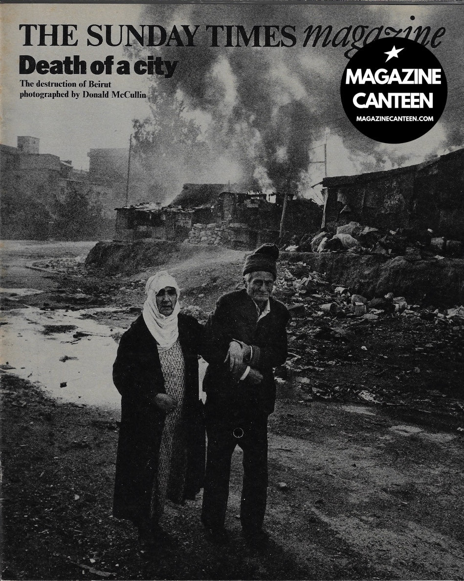 The Sunday Times Magazine - BEIRUT Don McCullin DEATH OF A CITY
