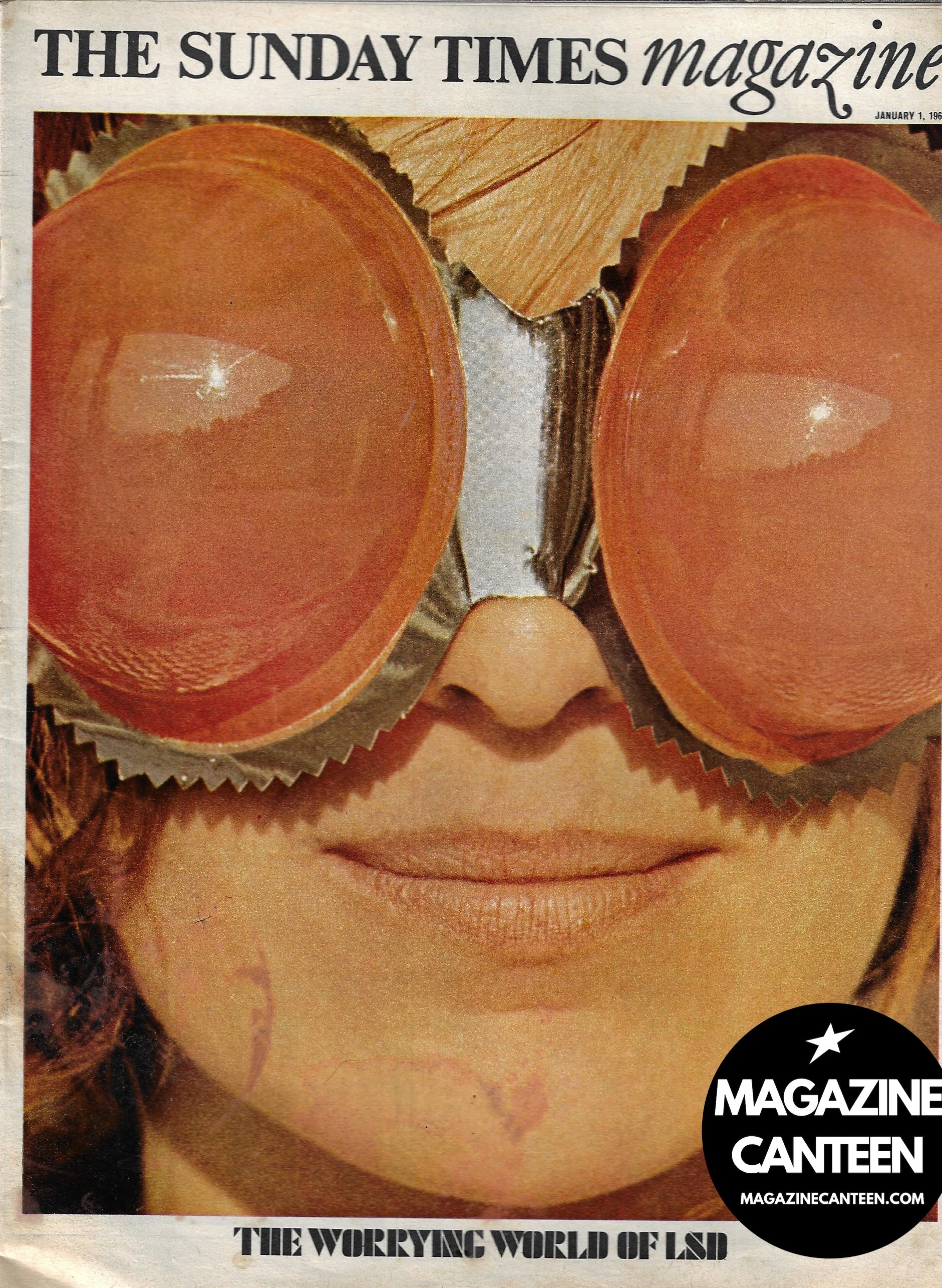 The Sunday Times Magazine - Timothy Leary LSD ELIZABETH DAVID Arnold Bennett