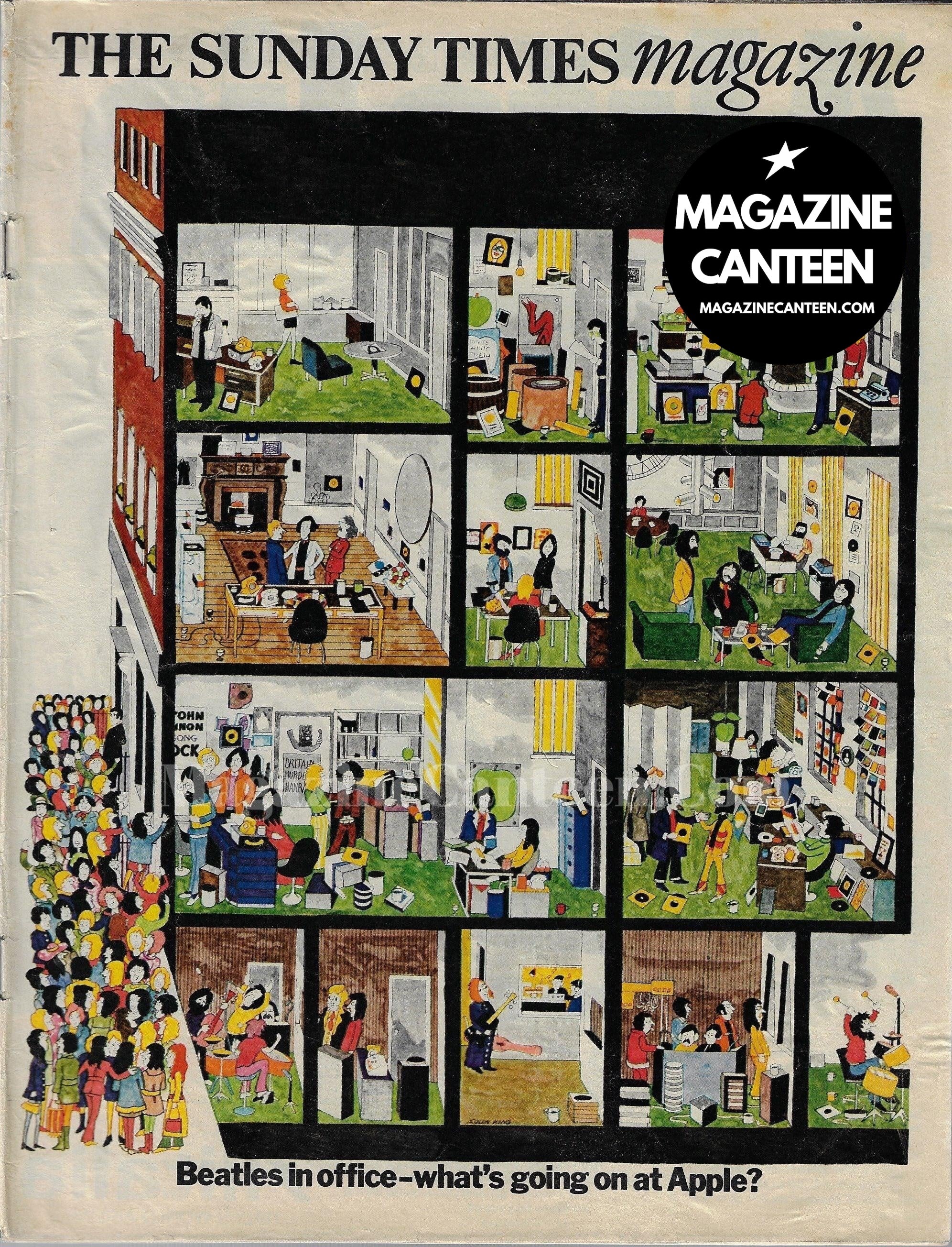 The Sunday Times Magazine - THE BEATLES Ossie Clark APPLE A 1970