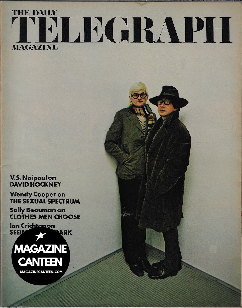 The Telegraph Magazine - DAVID HOCKNEY VS Naipaul RICCI BURNS 1971