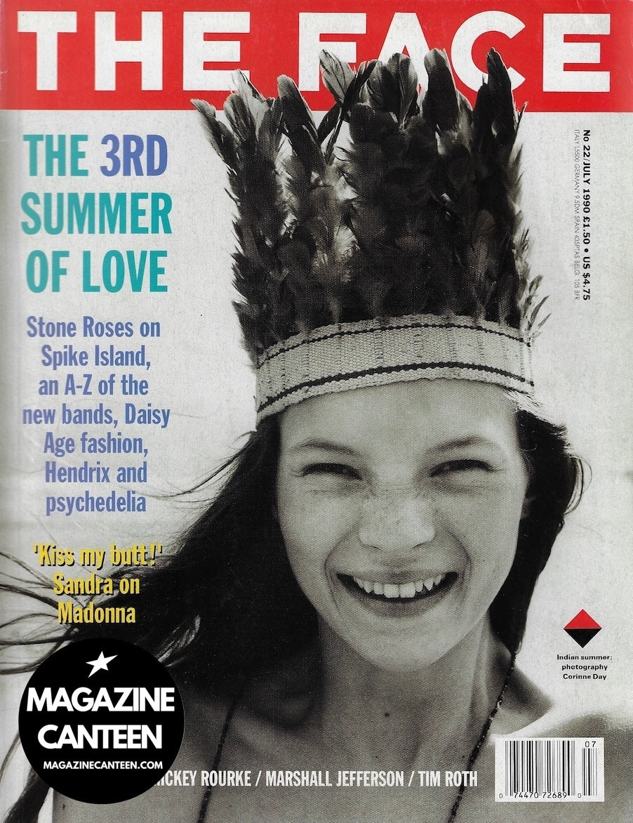 The Face Magazine - July 1990 KATE MOSS Corinne Day SPIKE ISLAND