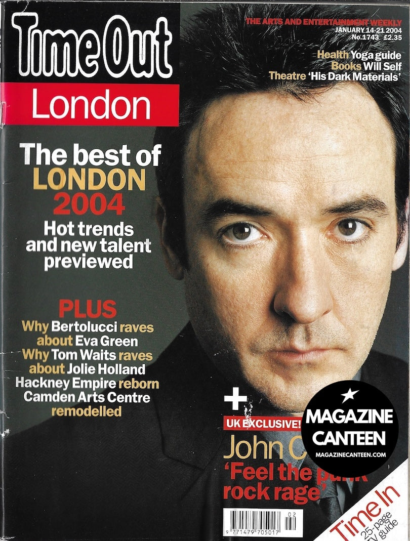Time Out Magazine John Cusack Magazine Canteen Time Out Magazine John Cusack Magazine Canteen