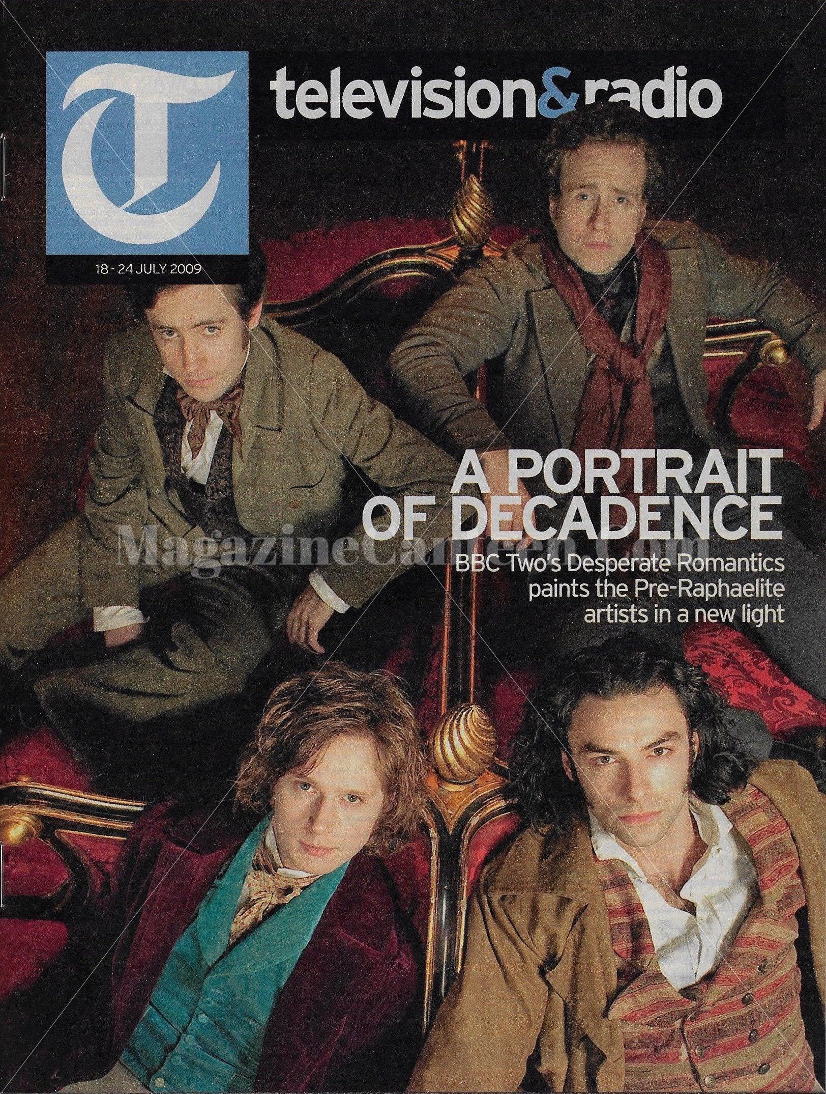 Aidan Turner Rafe Spall magazine