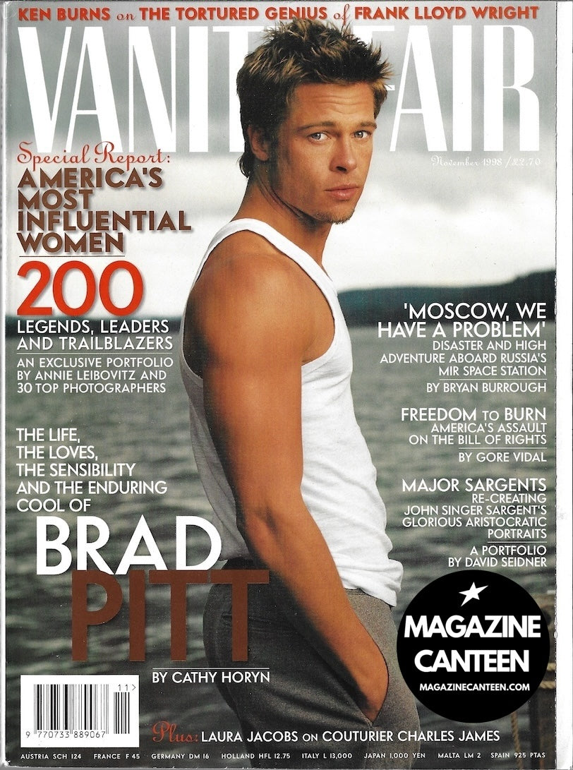 Vanity Fair Magazine - BRAD PITT Helena Bonham Carter ADRIEN BRODY
