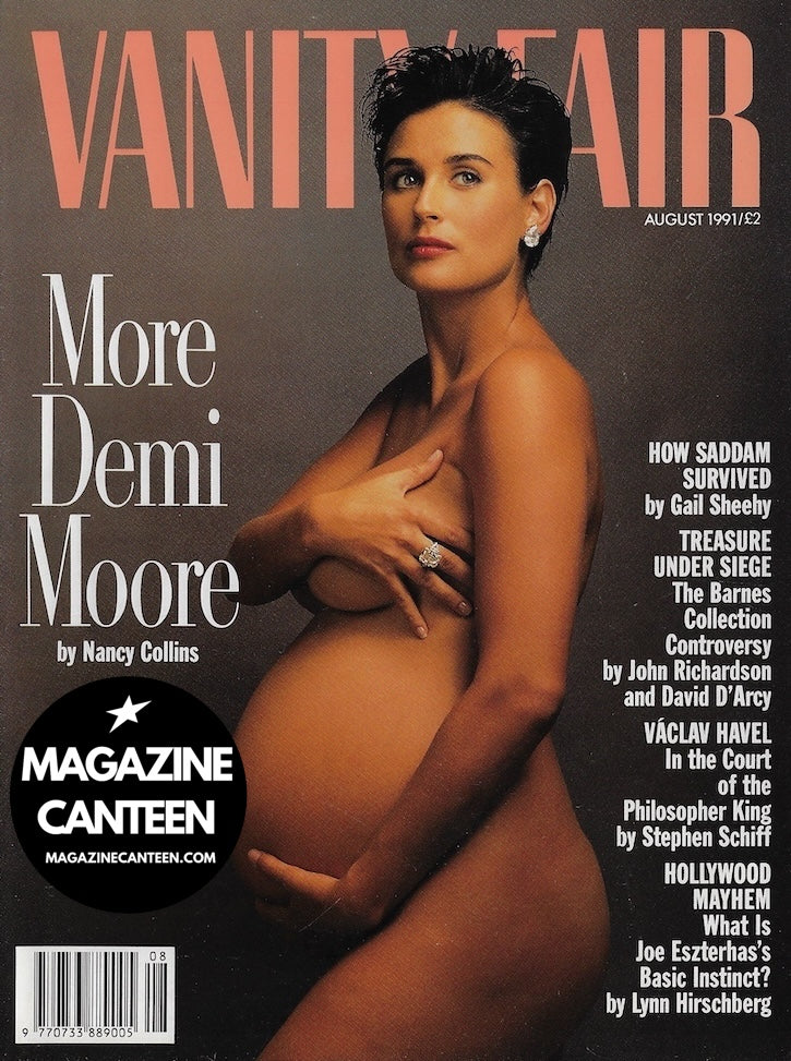 Vanity Fair Magazine - Demi Moore Pregnant HELMUT NEWTON Martha Graham