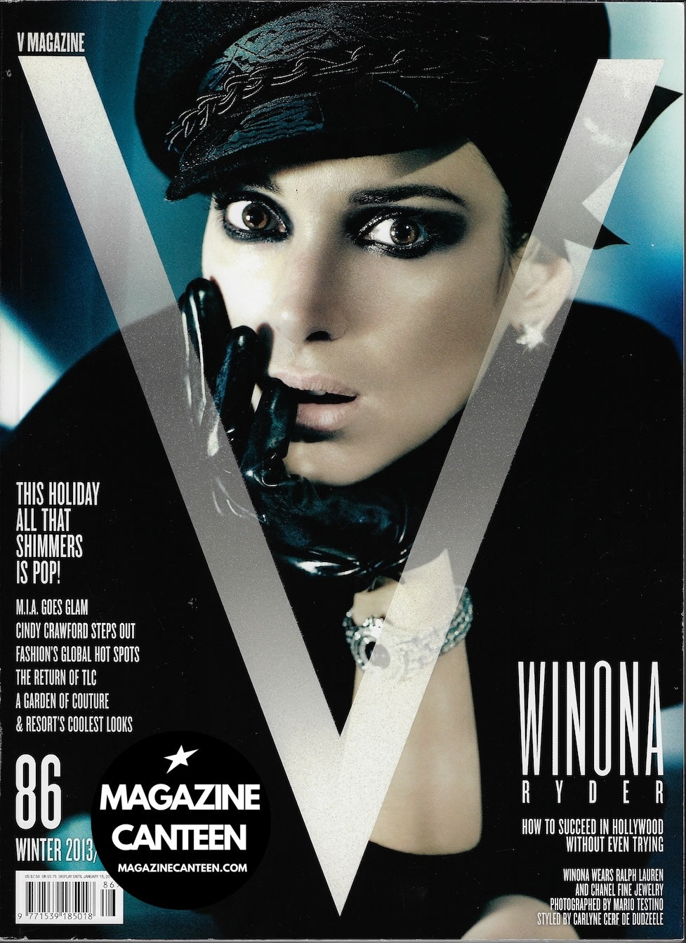 V Magazine 86 - Winona Ryder JARED LETO Cindy Crawford