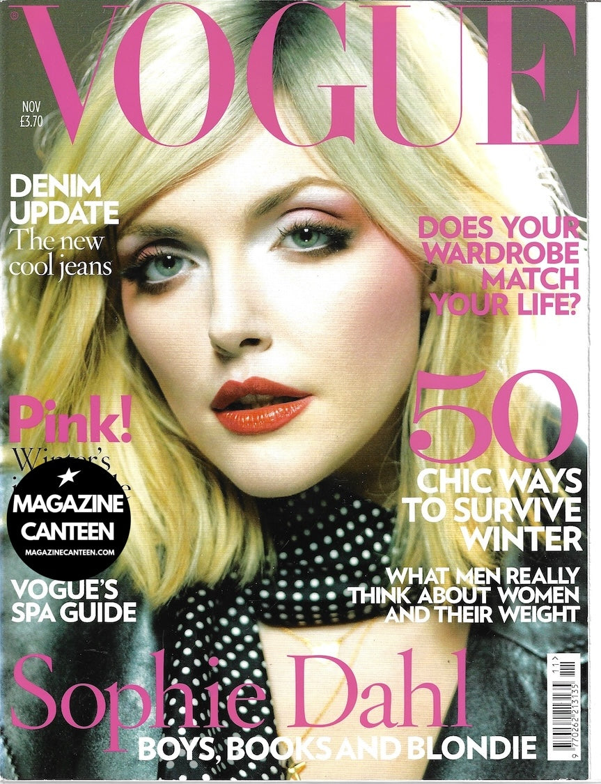 Vogue Magazine November 2007 - Sophie Dahl