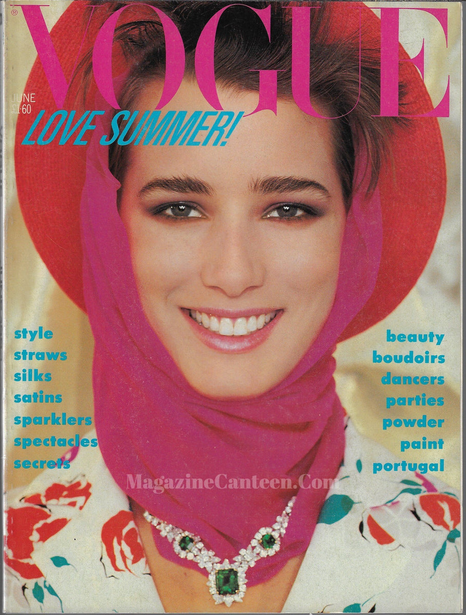 Vogue Magazine June 1984 - Suzanne Lanza – Magazine Canteen