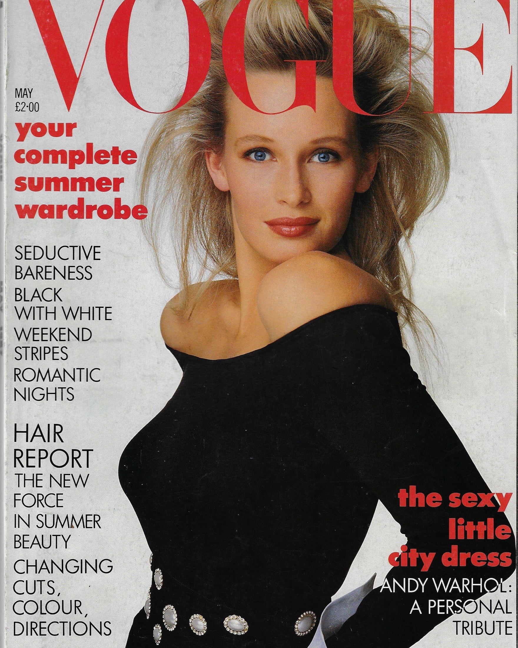 Vogue Magazine May 1987 - Estelle Lefebure